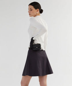 Anell Golf Slim Fit Full Skirt - Charcoal