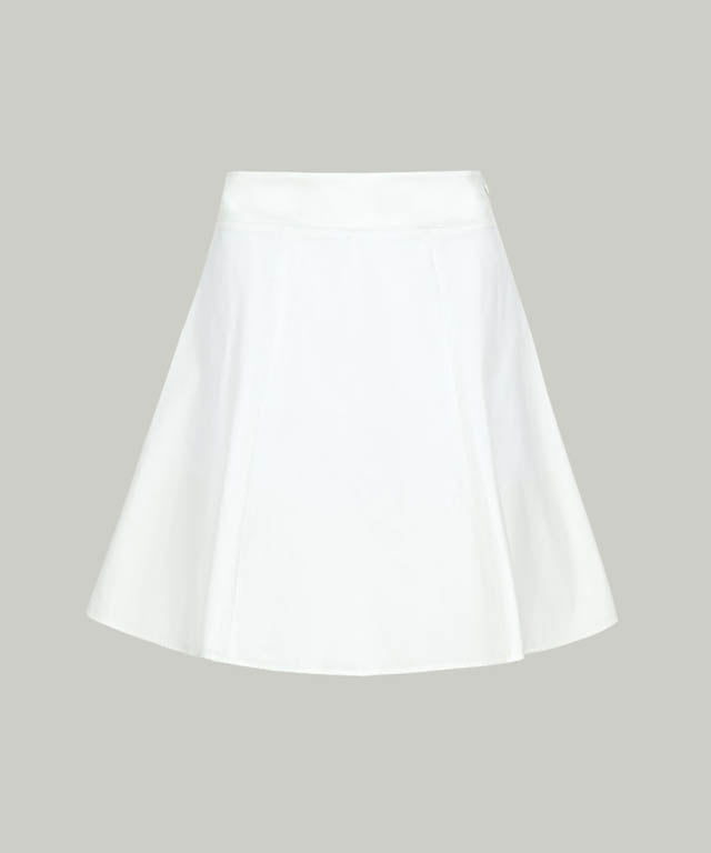 Anell Golf Slim Fit Full Skirt - White