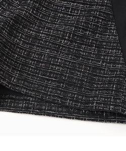 Anell Golf Tweed Shorts - Black