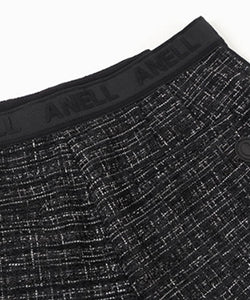 Anell Golf Tweed Shorts - Black