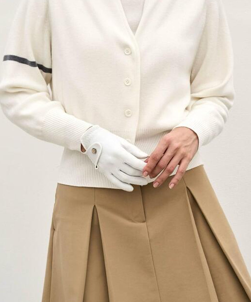 Anell Golf Clea Tuck Skirt - Beige