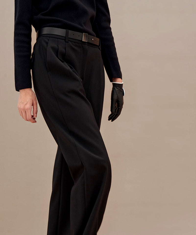 Anell Golf Joggerway Wide Pants - Black