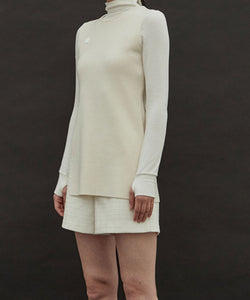 Anell Golf Cathy Slit Knit Dress - Clash Cream