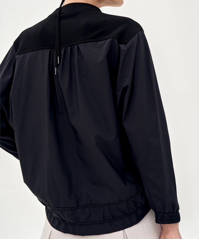 Anell Golf Anorak Wind Sweatshirt - Black