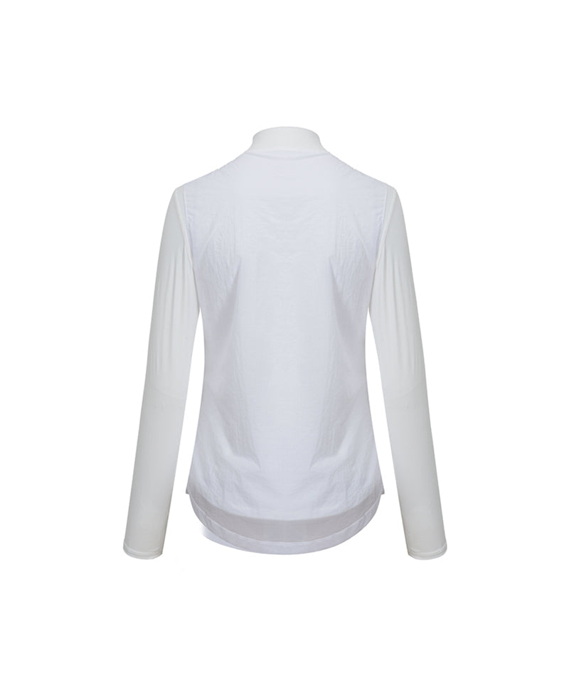 Anell Golf Cooling Stretch Cover Top - White