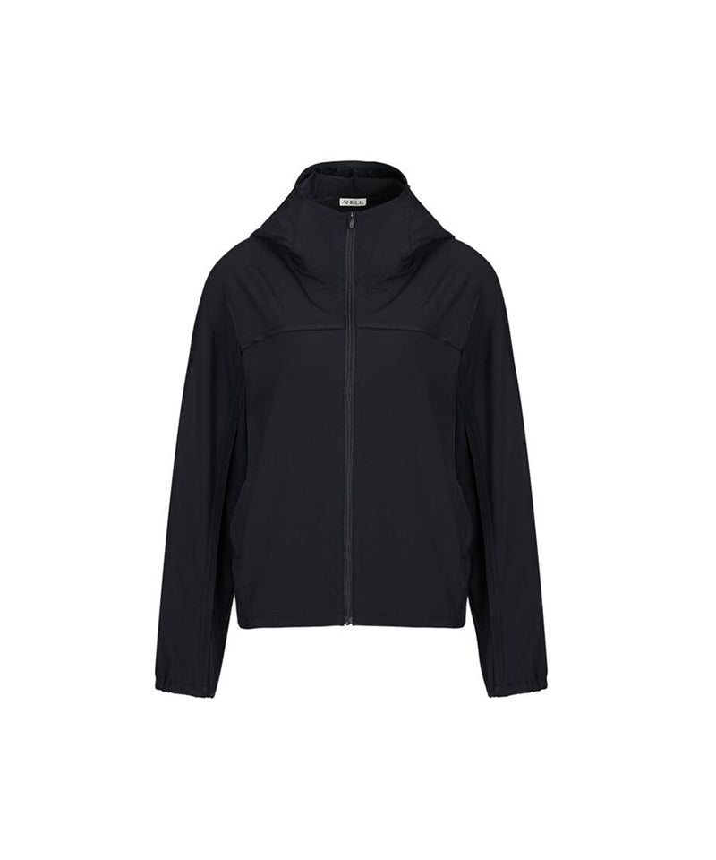 Anell Golf Plain Air Wind Jumper - Black