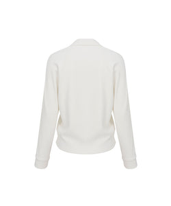 Anell Golf Stretch Shirt Sweatshirt - Cream Ivory