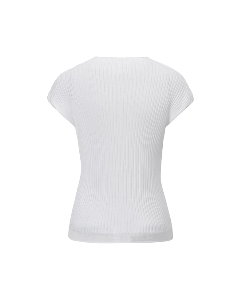 Anell Golf Cool Blend Knit Top - White