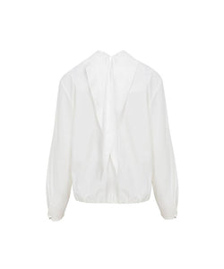 Anell Golf Scarf Wind Blouse - Ivory