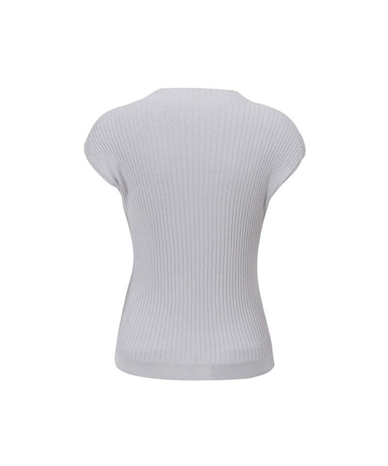 Anell Golf Cool Blend Knit Top - Soft Blue