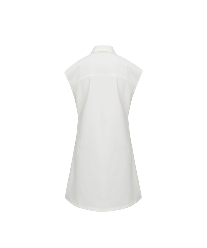 Anell Golf Sandra Golf Collar One Piece - White