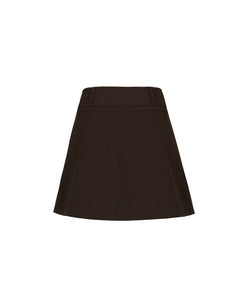 Anell Golf A Floor Skirt - Deep Brown