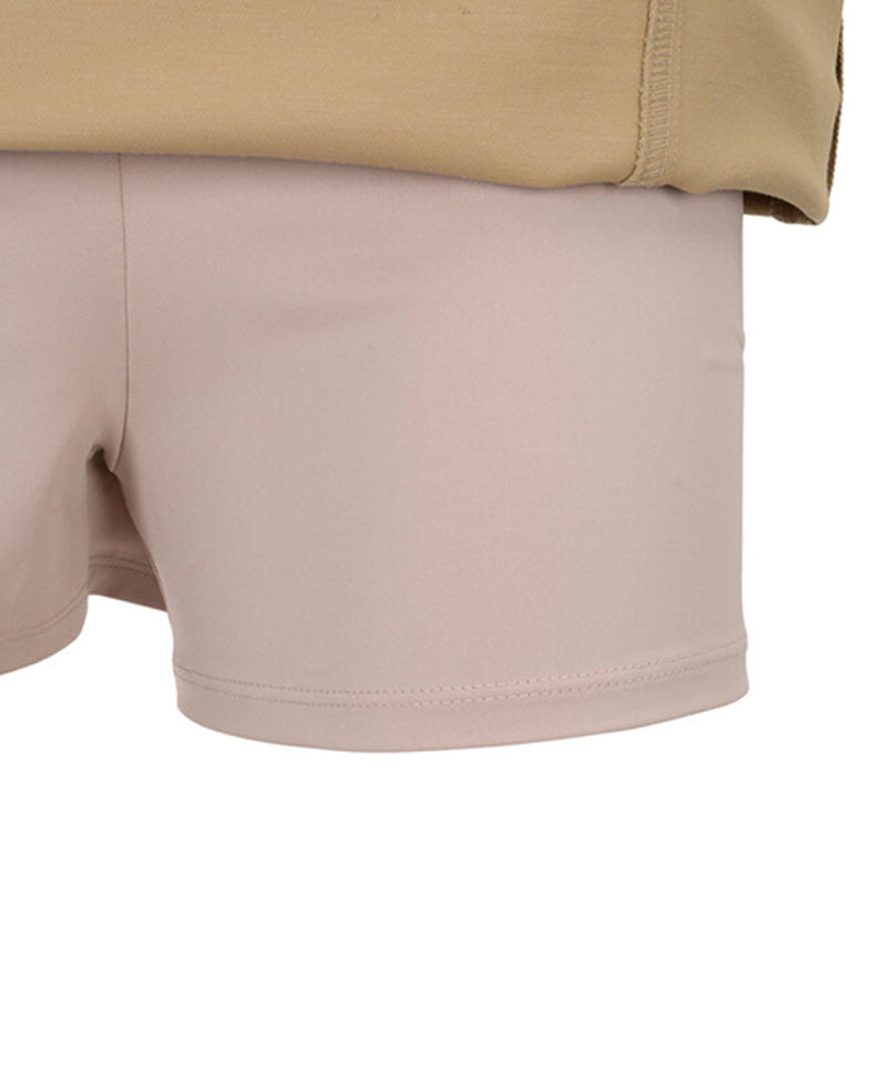 Anell Golf H Cotton Stitch Skirt - Sand Beige