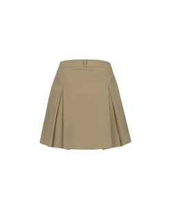 Anell Golf Clea Tuck Skirt - Beige